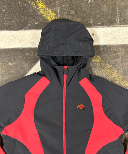 VORTEX WOVEN JACKET – BLACK/RED