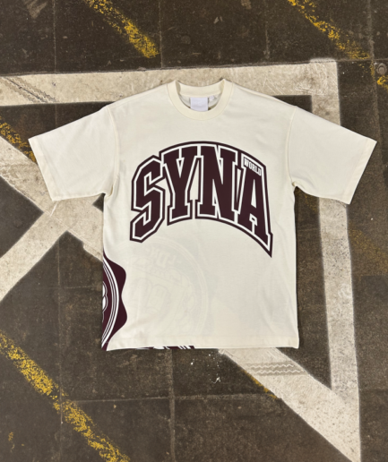 COLLEGE TEE – OFF WHITE