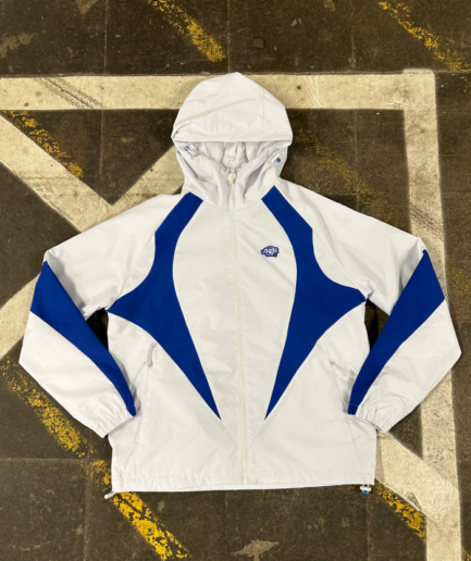 VORTEX WOVEN JACKET – WHITE/BLUE