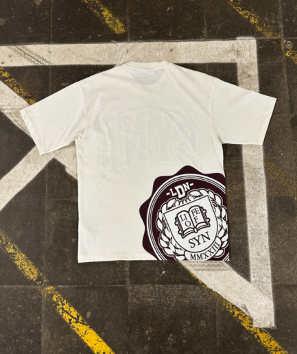 COLLEGE TEE – OFF WHITE