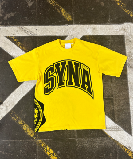 COLLEGE TEE – YELLOW