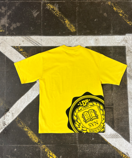 COLLEGE TEE – YELLOW