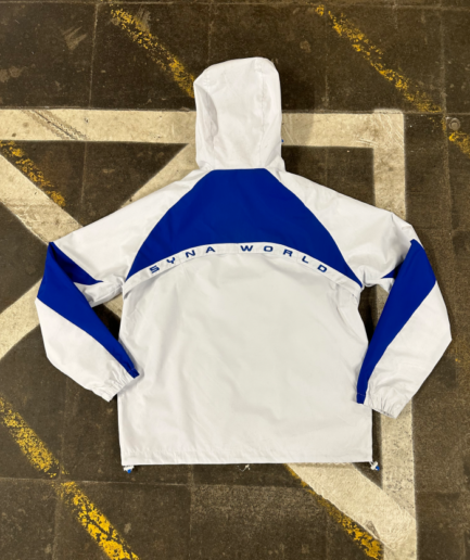 VORTEX WOVEN JACKET – WHITE/BLUE